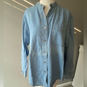 Hasting and Smith 100% Cotton Denim Button Down